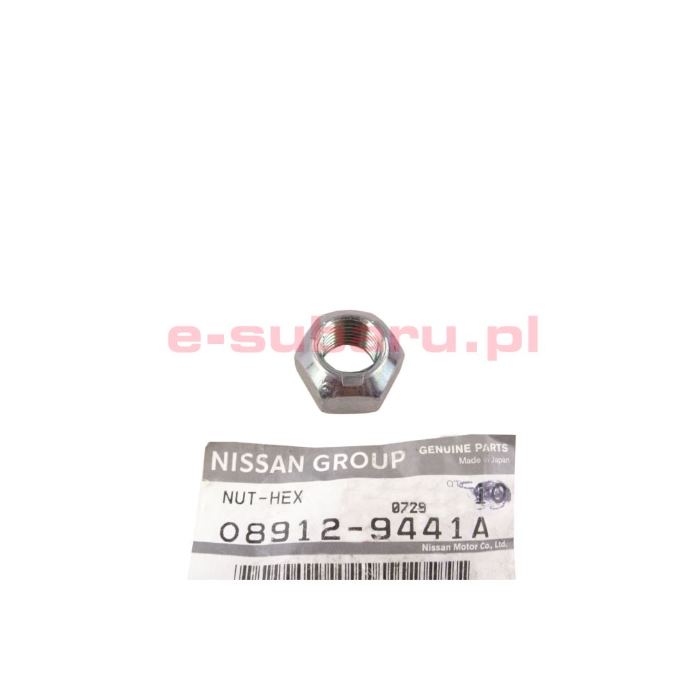 08912-9441A NISSAN X-TRAIL NAKRĘTKA ŚRUBY WAHACZA - NUT-HEX